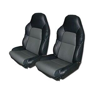 Iggee Seat Covers, Black/Charcoal Seat Covers, Standard C4 Corvette, new in pkg